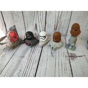 McDonald's Star Wars 2020 Happy Meal Toys LOT OF 5 Chewbacca Storm Trooper